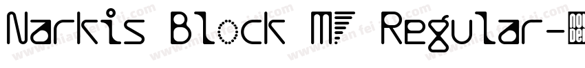 Narkis Block MF Regular字体转换